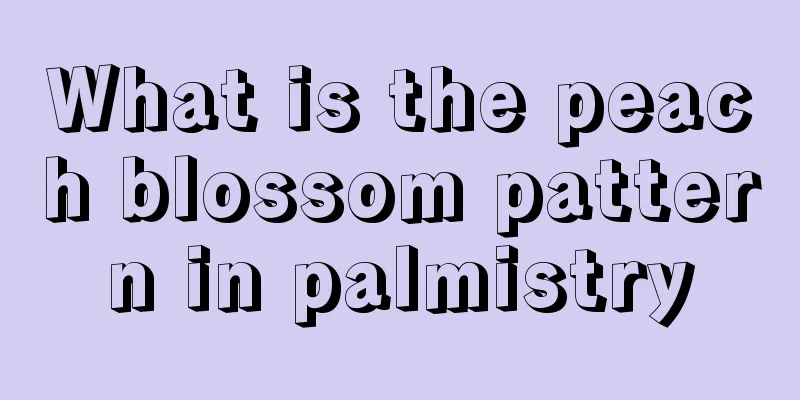 What is the peach blossom pattern in palmistry