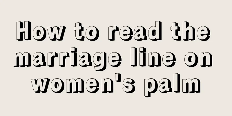 How to read the marriage line on women's palm