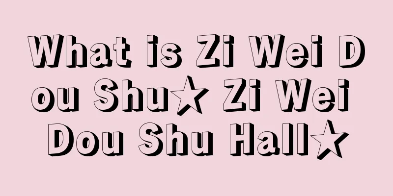 What is Zi Wei Dou Shu★ Zi Wei Dou Shu Hall★