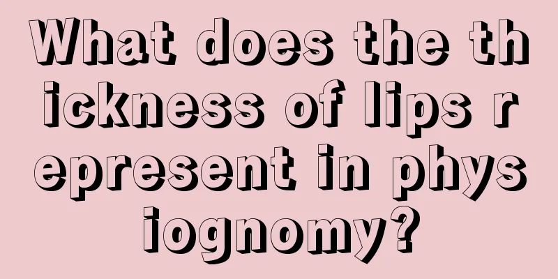 What does the thickness of lips represent in physiognomy?