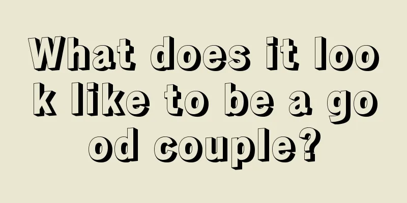 What does it look like to be a good couple?