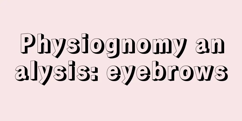 Physiognomy analysis: eyebrows