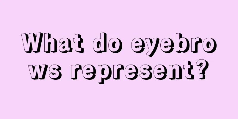 What do eyebrows represent?