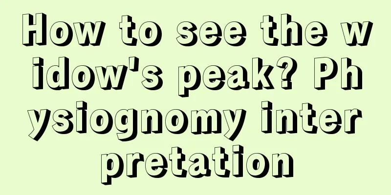 How to see the widow's peak? Physiognomy interpretation