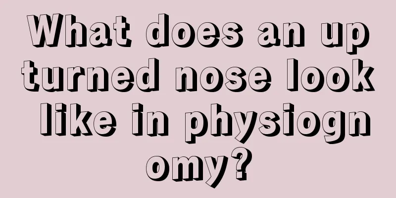 What does an upturned nose look like in physiognomy?