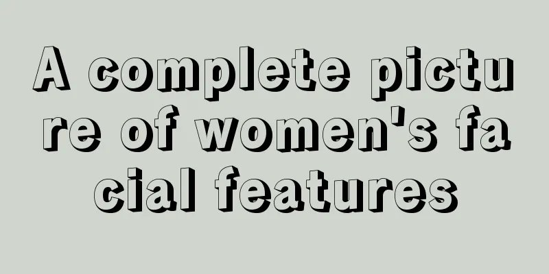 A complete picture of women's facial features