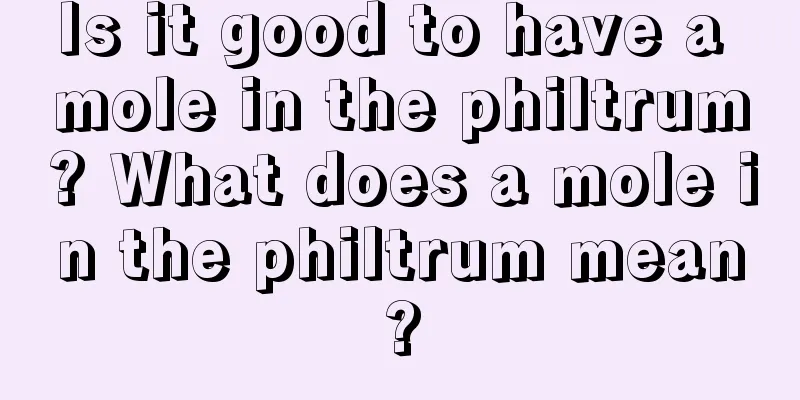 Is it good to have a mole in the philtrum? What does a mole in the philtrum mean?