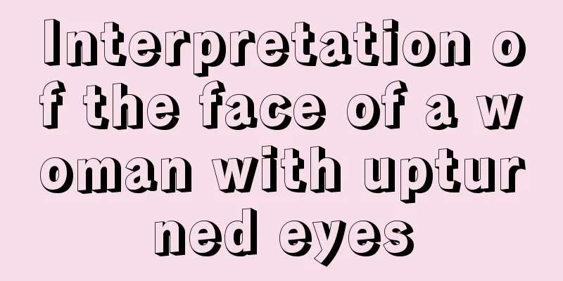 Interpretation of the face of a woman with upturned eyes