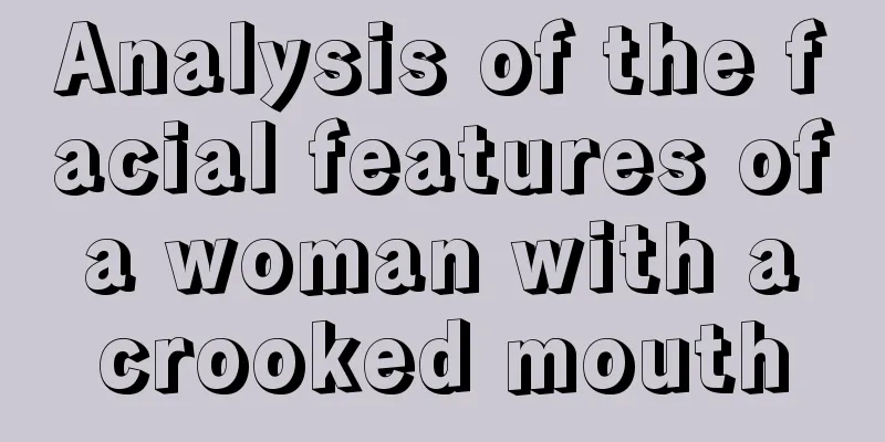 Analysis of the facial features of a woman with a crooked mouth