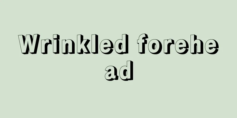 Wrinkled forehead