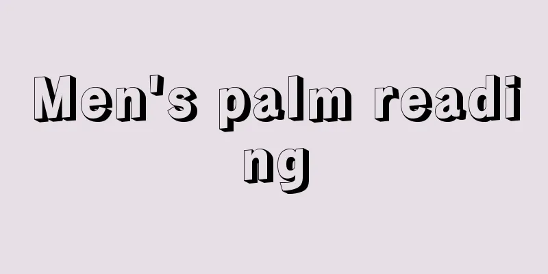Men's palm reading