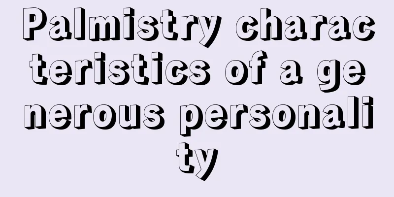 Palmistry characteristics of a generous personality