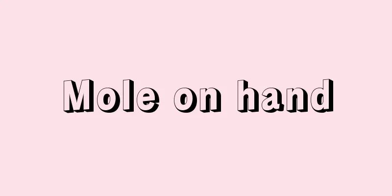 Mole on hand