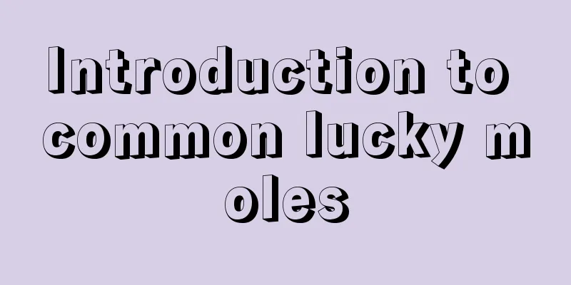 Introduction to common lucky moles