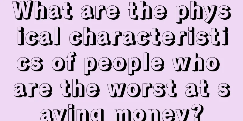 What are the physical characteristics of people who are the worst at saving money?