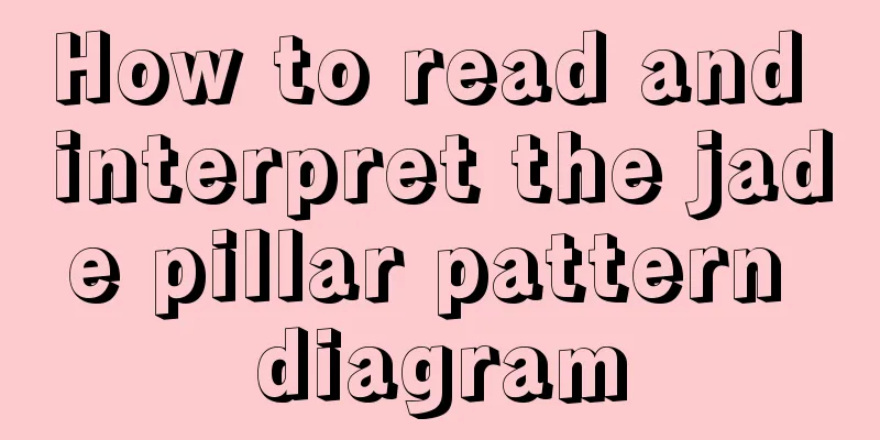 How to read and interpret the jade pillar pattern diagram
