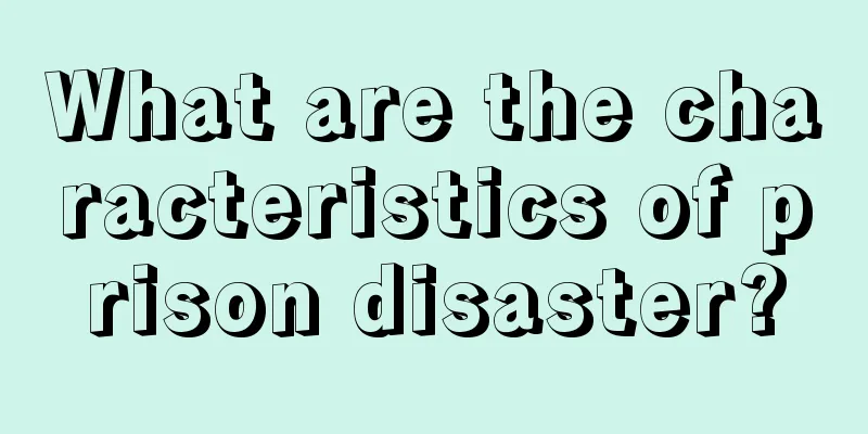 What are the characteristics of prison disaster?