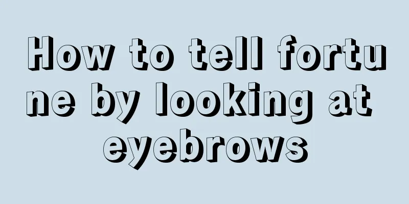 How to tell fortune by looking at eyebrows