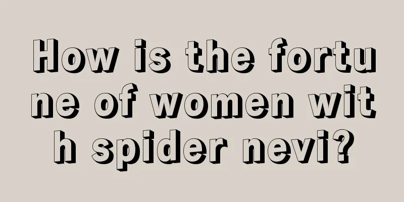 How is the fortune of women with spider nevi?