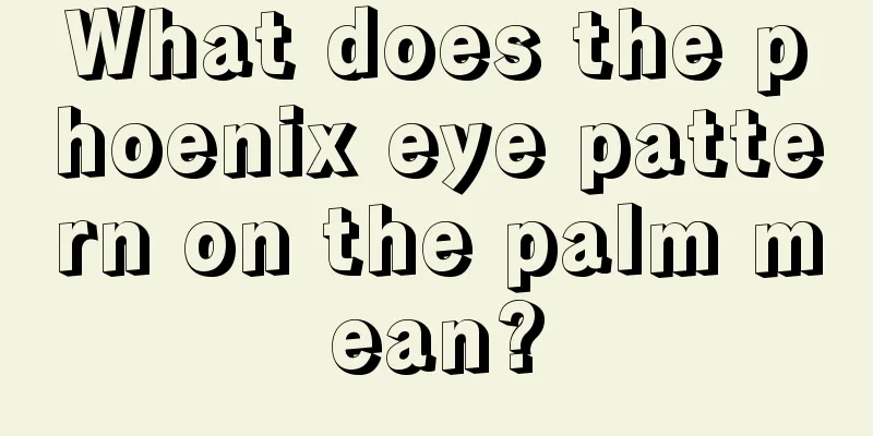 What does the phoenix eye pattern on the palm mean?