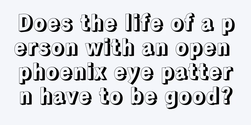 Does the life of a person with an open phoenix eye pattern have to be good?