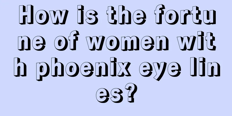 How is the fortune of women with phoenix eye lines?