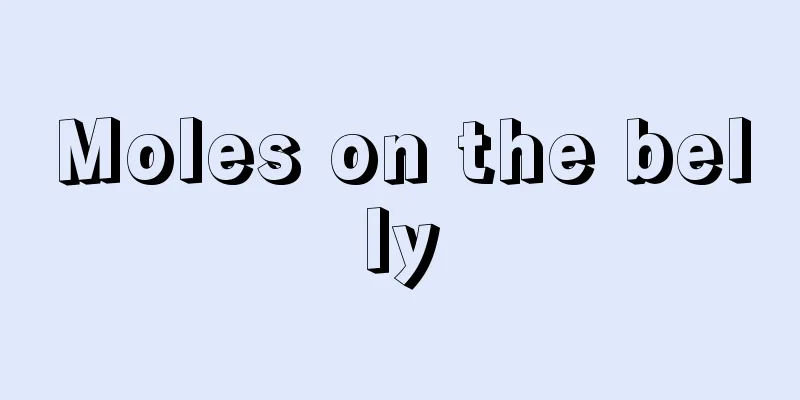 Moles on the belly