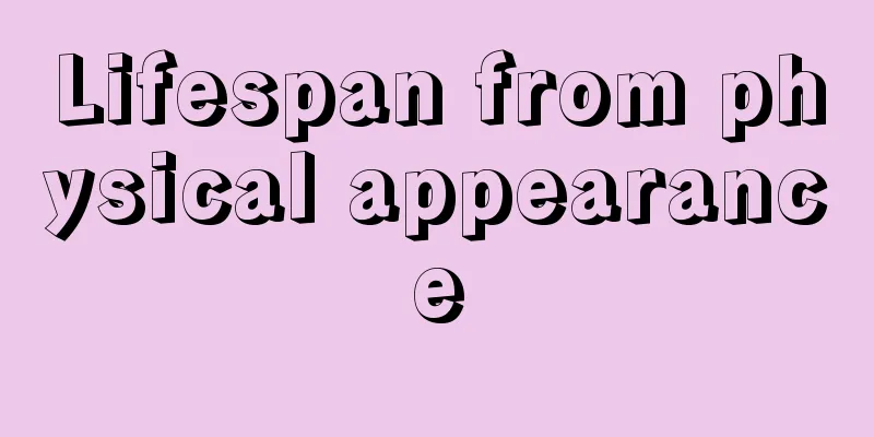 Lifespan from physical appearance