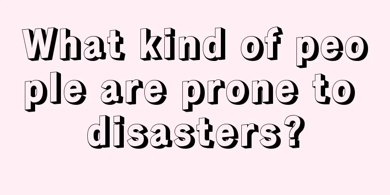 What kind of people are prone to disasters?