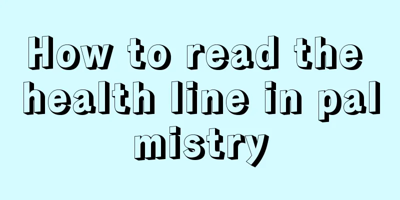 How to read the health line in palmistry