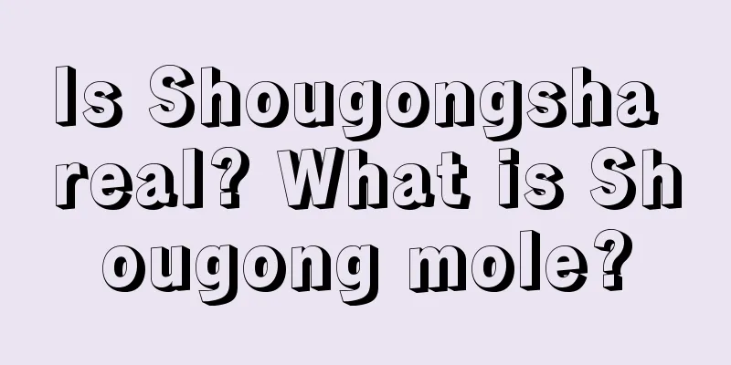 Is Shougongsha real? What is Shougong mole?