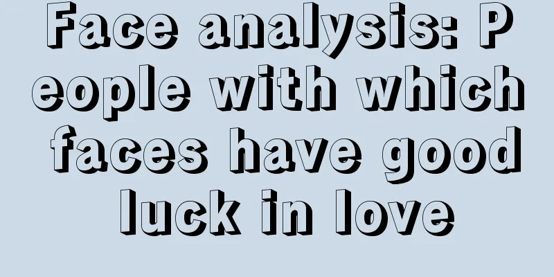 Face analysis: People with which faces have good luck in love