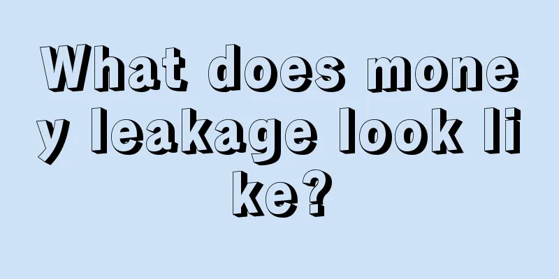 What does money leakage look like?