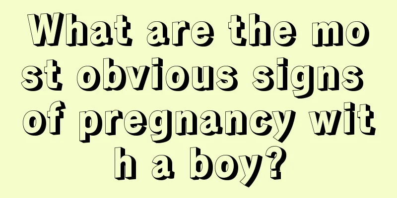 What are the most obvious signs of pregnancy with a boy?