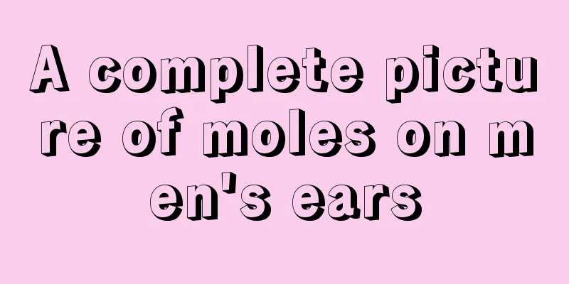 A complete picture of moles on men's ears
