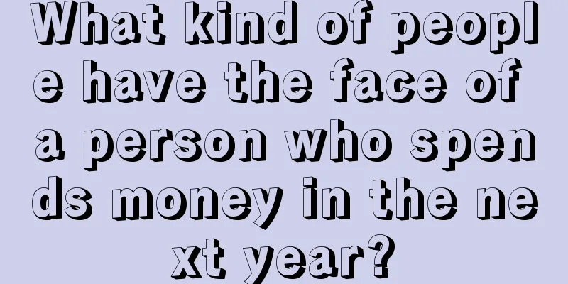 What kind of people have the face of a person who spends money in the next year?