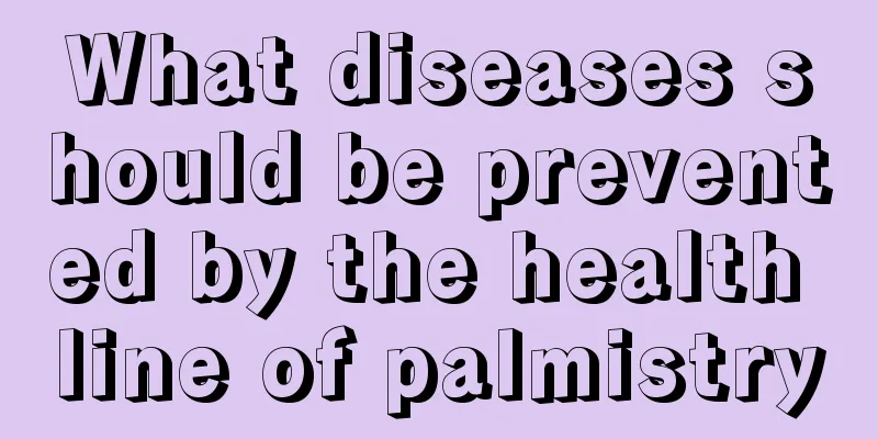What diseases should be prevented by the health line of palmistry