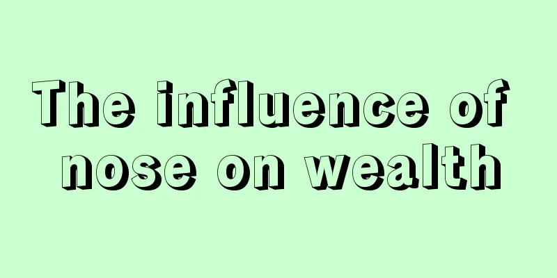 The influence of nose on wealth