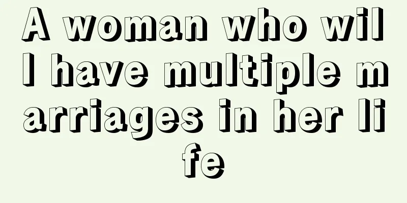 A woman who will have multiple marriages in her life