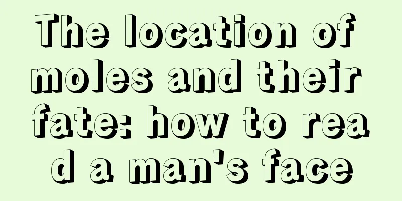 The location of moles and their fate: how to read a man's face