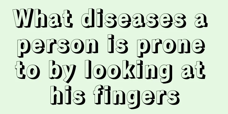 What diseases a person is prone to by looking at his fingers