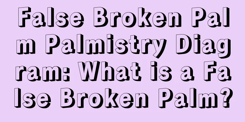 False Broken Palm Palmistry Diagram: What is a False Broken Palm?