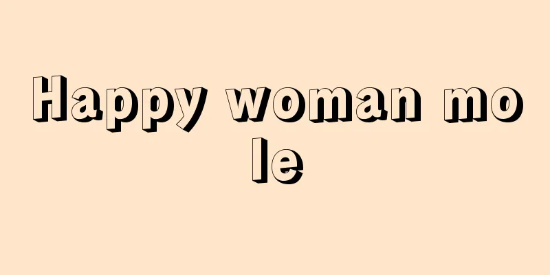 Happy woman mole