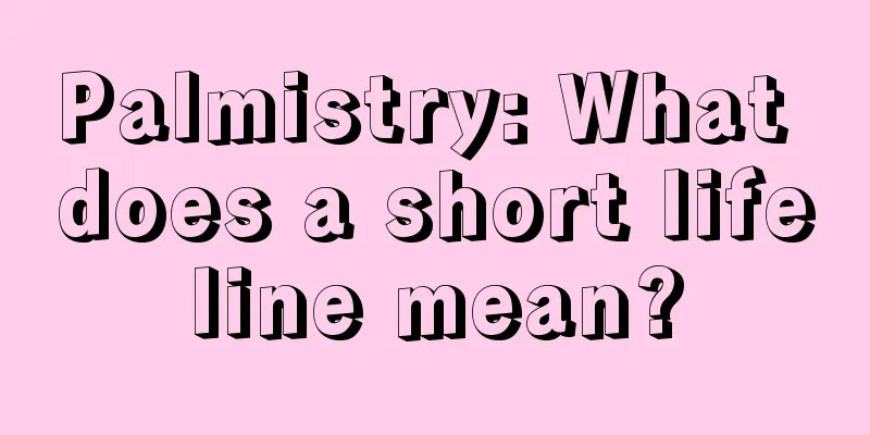 Palmistry: What does a short lifeline mean?