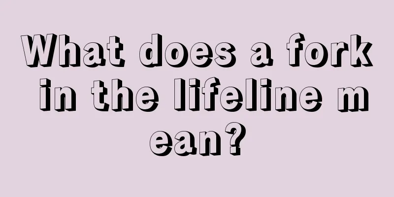 What does a fork in the lifeline mean?