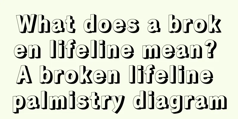 What does a broken lifeline mean? A broken lifeline palmistry diagram