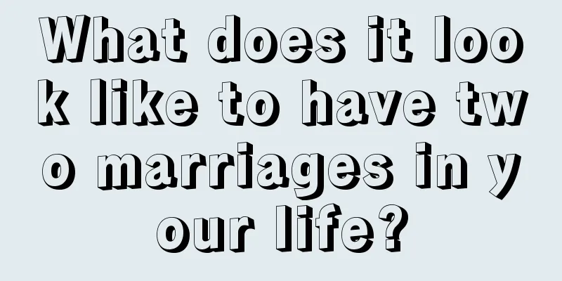 What does it look like to have two marriages in your life?
