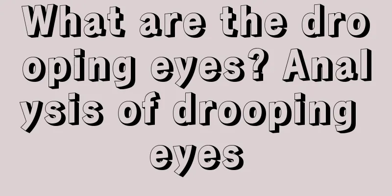 What are the drooping eyes? Analysis of drooping eyes