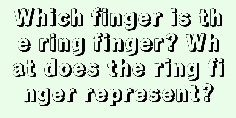 Which finger is the ring finger? What does the ring finger represent?
