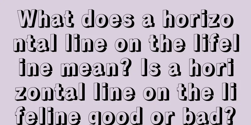 What does a horizontal line on the lifeline mean? Is a horizontal line on the lifeline good or bad?